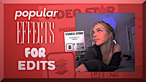 popular videostar effects qr codes!