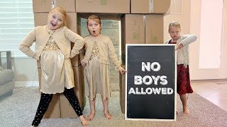 NO BOYS ALLOWED! All GIRLS ONLY Fort Videos in One