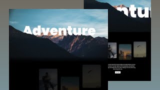 Parallax Scrolling Website using HTML CSS & JavaScript | How to Make a Parallax Website