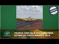 Técnica com sal é utilizada para estimular chuva durante seca em Goiás | Aconteceu na Semana