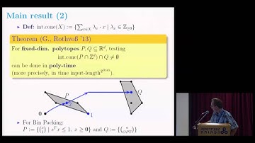 Michel Goemans-Polynomiality for Bin Packing with a Constant Number of Item Types