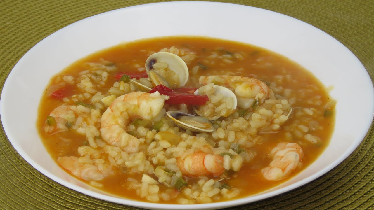 ARROZ MELOSO CON LANGOSTINOS Y ALMEJAS