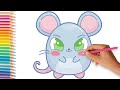 CÓMO DIBUJAR un RATONCITO | Dibujos Kawaii | Dibujos Fáciles