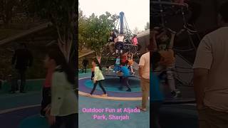 Fun Day at Aljada Park 🎡🌳Kids Playtime in Sharjah👧🧒Outdoor Fun |Best Park in Sharjah for Kids 🎢