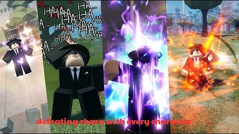 Defeat Chara With Every Character In Jump Showdown