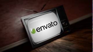 Old TV Logo Reveal After Effects Template