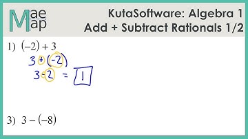 KutaSoftware: Algebra 1- Adding and Subtracting Rational Numbers Part 1