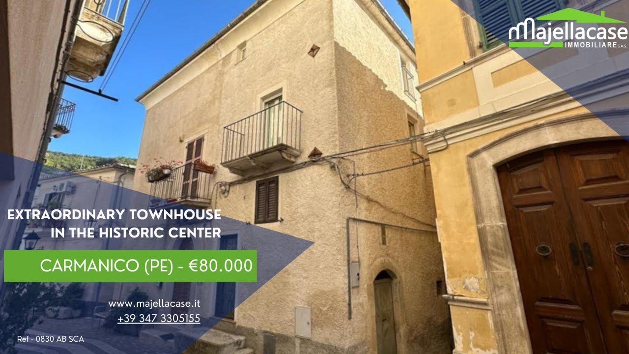 Great Apartment in Caramanico Terme with Balcony and Views Italy Virtual Property Tours