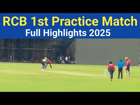 RCB 1st Practice