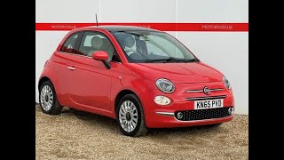 Fiat 500 Lounge Glam Coral Fiat 500 Coral Pink
