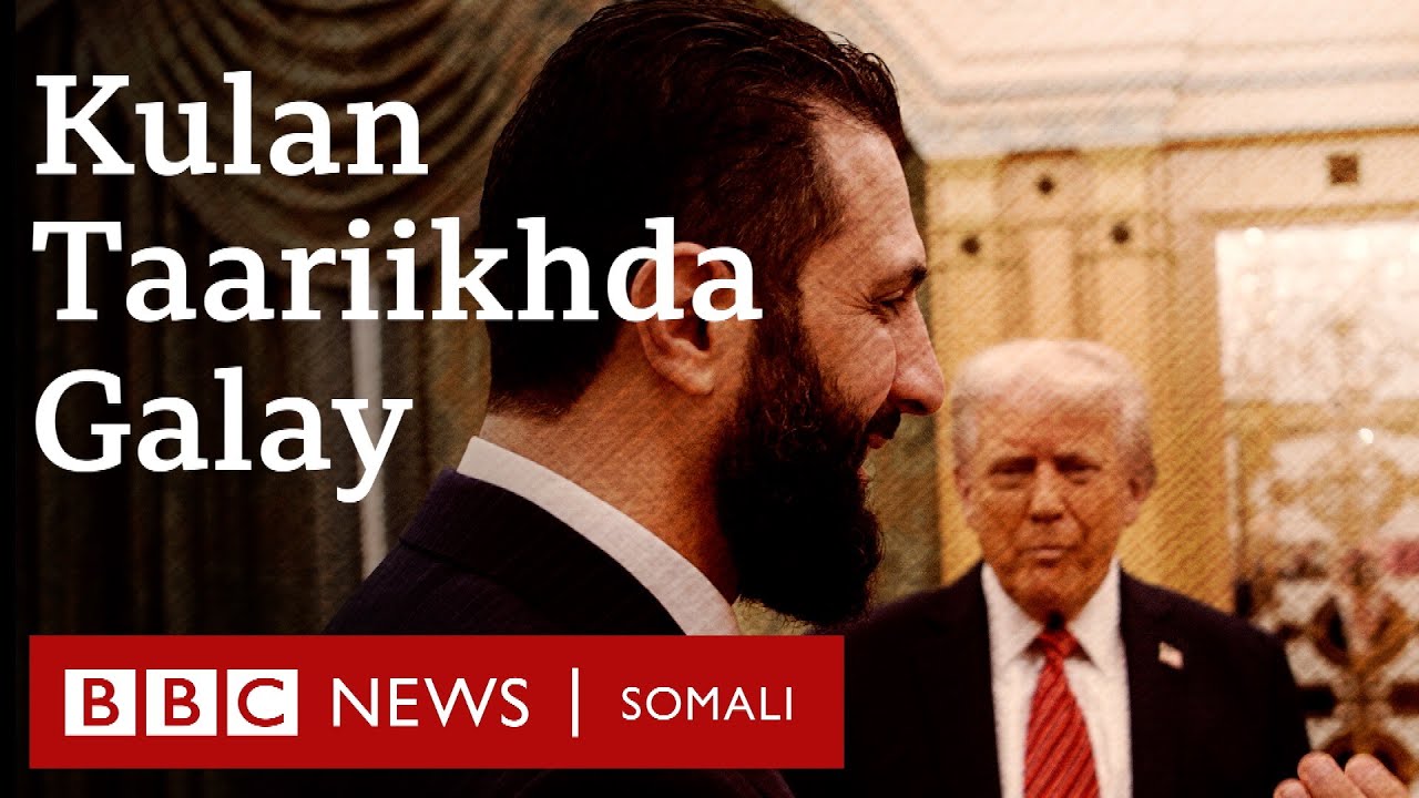 Waa maxay shanta arrin ee Trump ka dalbaday hoggaamiyaha Suuriya Axmed Al Sharac?