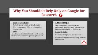 Library Resources v  Google