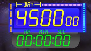 BCG 4,500 Seconds (1:15 Hour) Countdown (LED 45 Days Simulator) Remix Bejeweled Blitz 3 Bonus Time