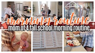 *NEW* FALL MORNING ROUTINE BACK TO SCHOOL ROUTINE MOM OF 4 TIFFANI BEASTON HOMEMAKING 2022