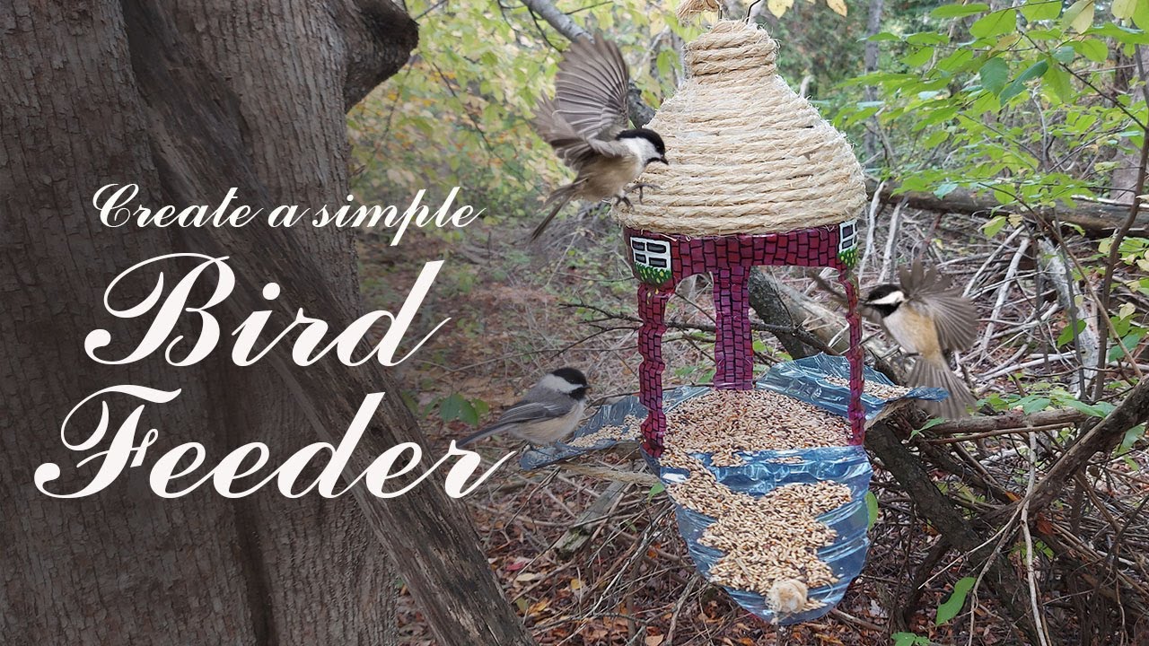 A Simple Bird Feeder Using Recycled Plastic Bottle