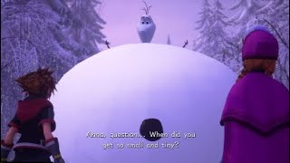 Kingdom Hearts 3 Frozen - Find Olaf Body Parts, Building A Snow Man