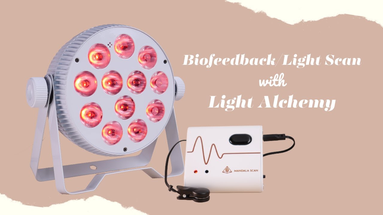 Biofeedback feature with Mandala Scan and Light Alchemy - YouTube