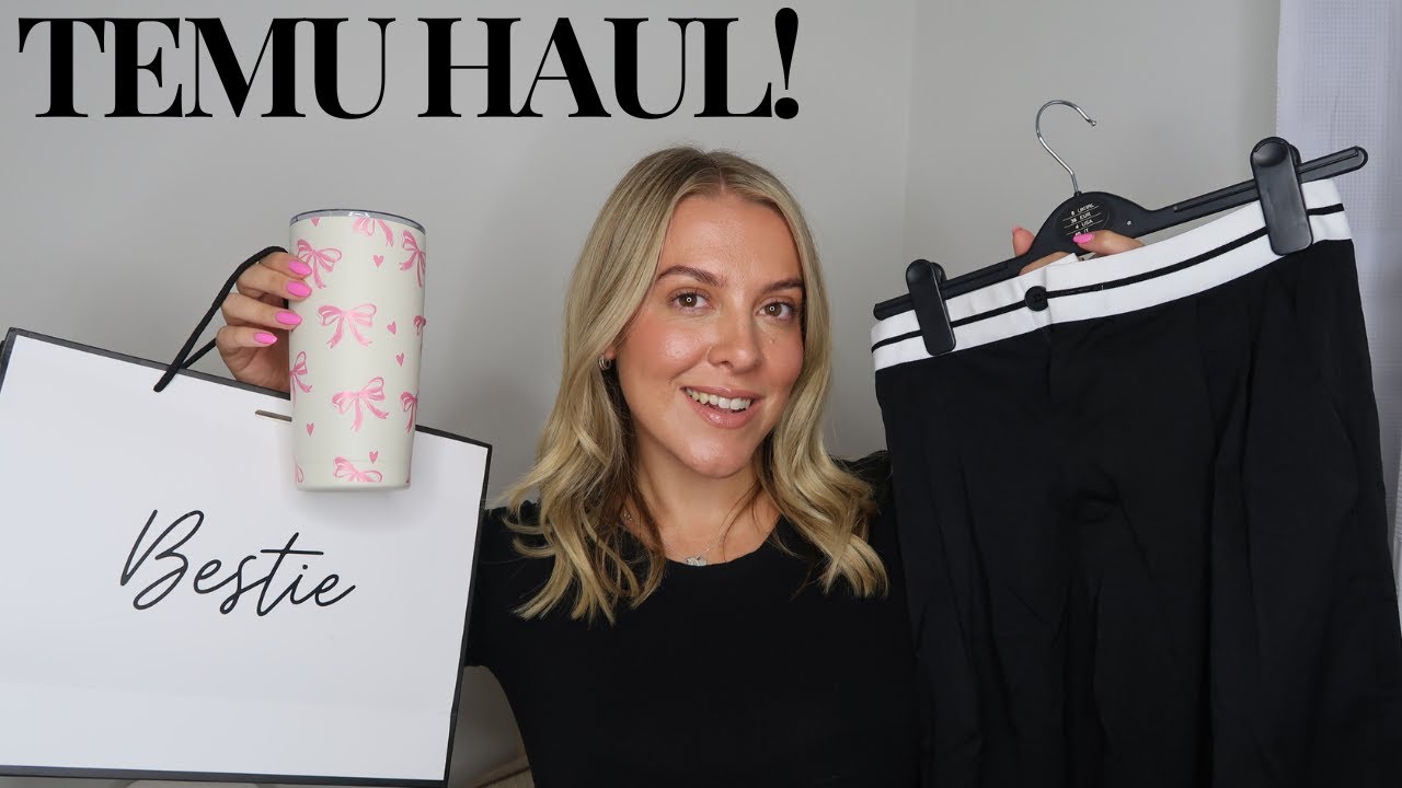 TEMU Haul — МОЙ ПЕРВЫЙ В ЖИЗНИ! 😳🩷