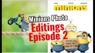 Minions Creative Photo Editing|Picsart |Cartoon Editing|SL PHOTOGRAPHY|2021|Sinhala|Cartoon Editing| screenshot 3