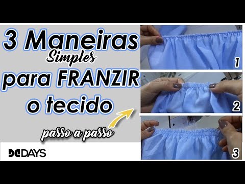 Três Maneiras Para FRANZIR o Tecido