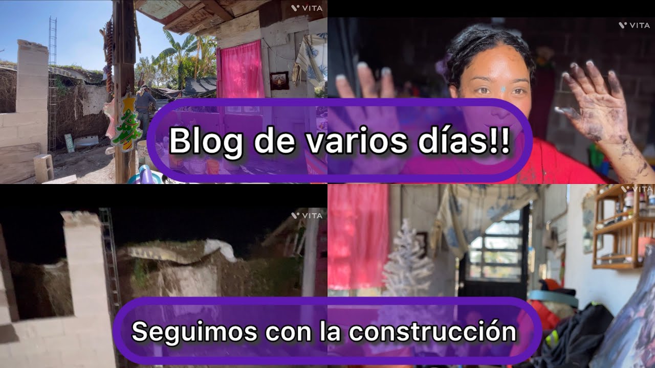 Seguimos con la construcción, quitamos el pino navideño 🎄🥲 y me teñí el cabello !! ✨