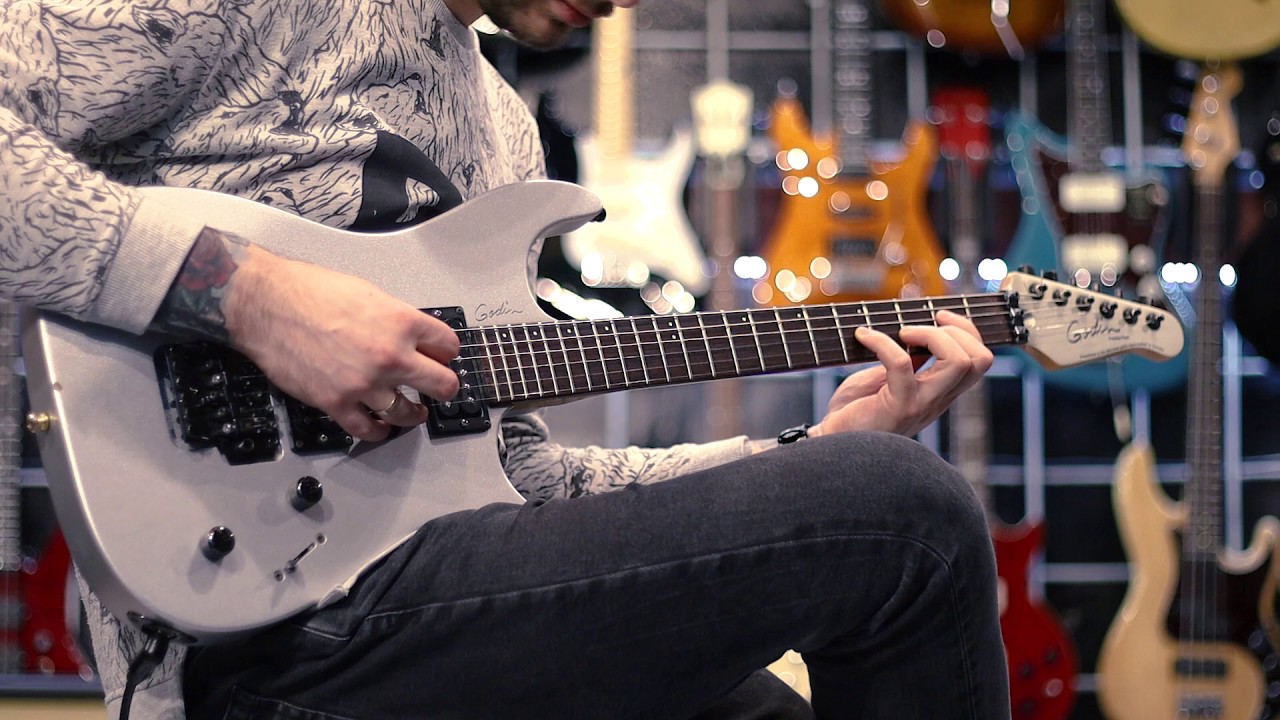 Godin Freeway Floyd Silver HG Услышать за 60 секунд.
