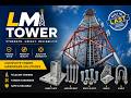LM Tower with Hardware Assembly in AutoCAD | Complete Tower Structure Design/#autocad #ytshorts