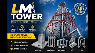 LM Tower with Hardware Assembly in AutoCAD | Complete Tower Structure Design/#autocad #ytshorts