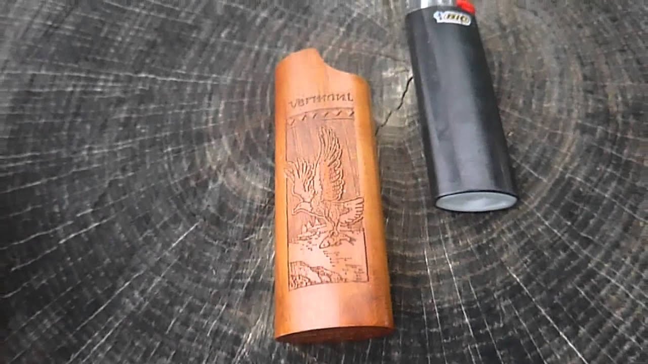 Wooden Bic Lighter Case Made In The USA YouTube
