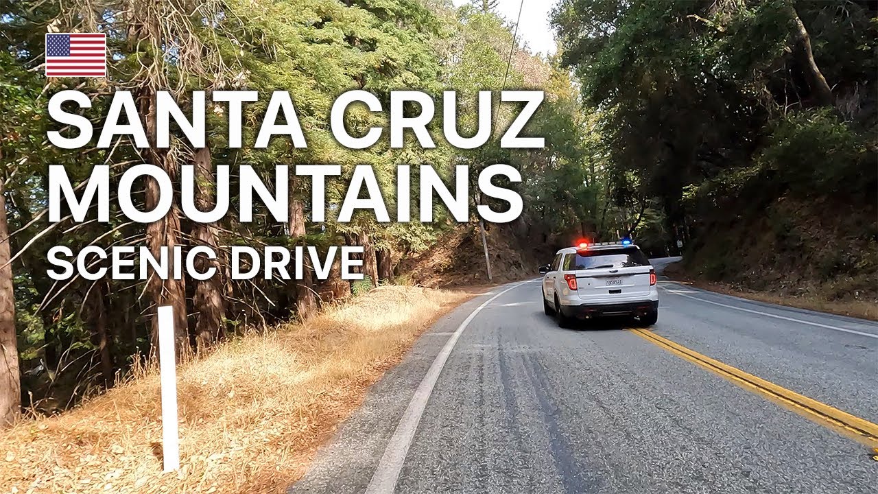 🇺🇸 Driving through Santa Cruz Mountains, California | GoPro | September 2022 (4K 60fps)
