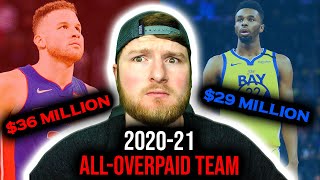 My 2020-21 NBA All- OVERPAID Team