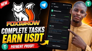 🦊 FoxiGrow Telegram Bot – Earn USDT by Completing Social Tasks | Legit or Scam