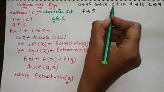 Lecture 4 Huffman codes-Design and Analysis of Algorithms