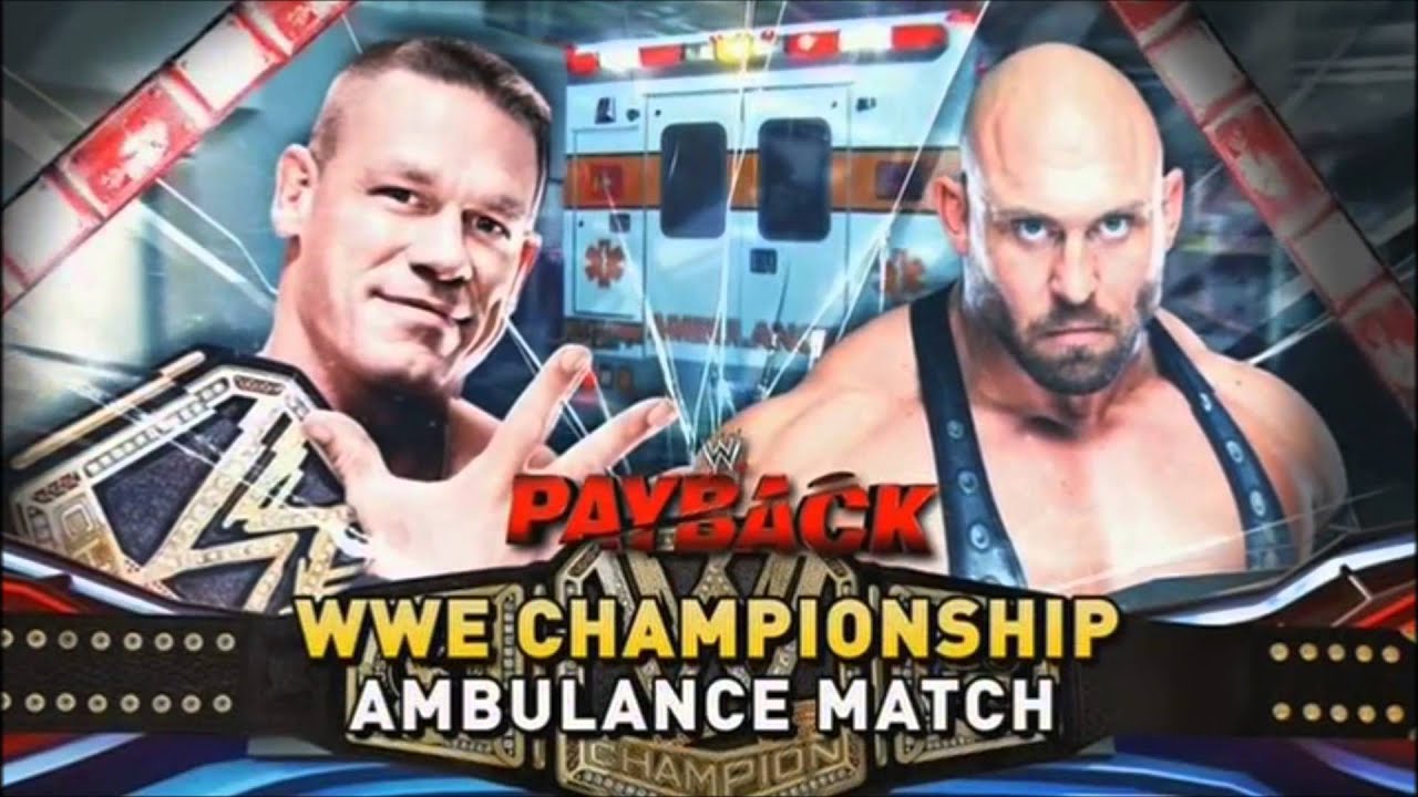 Card WWE Payback 2013 ( not full )
