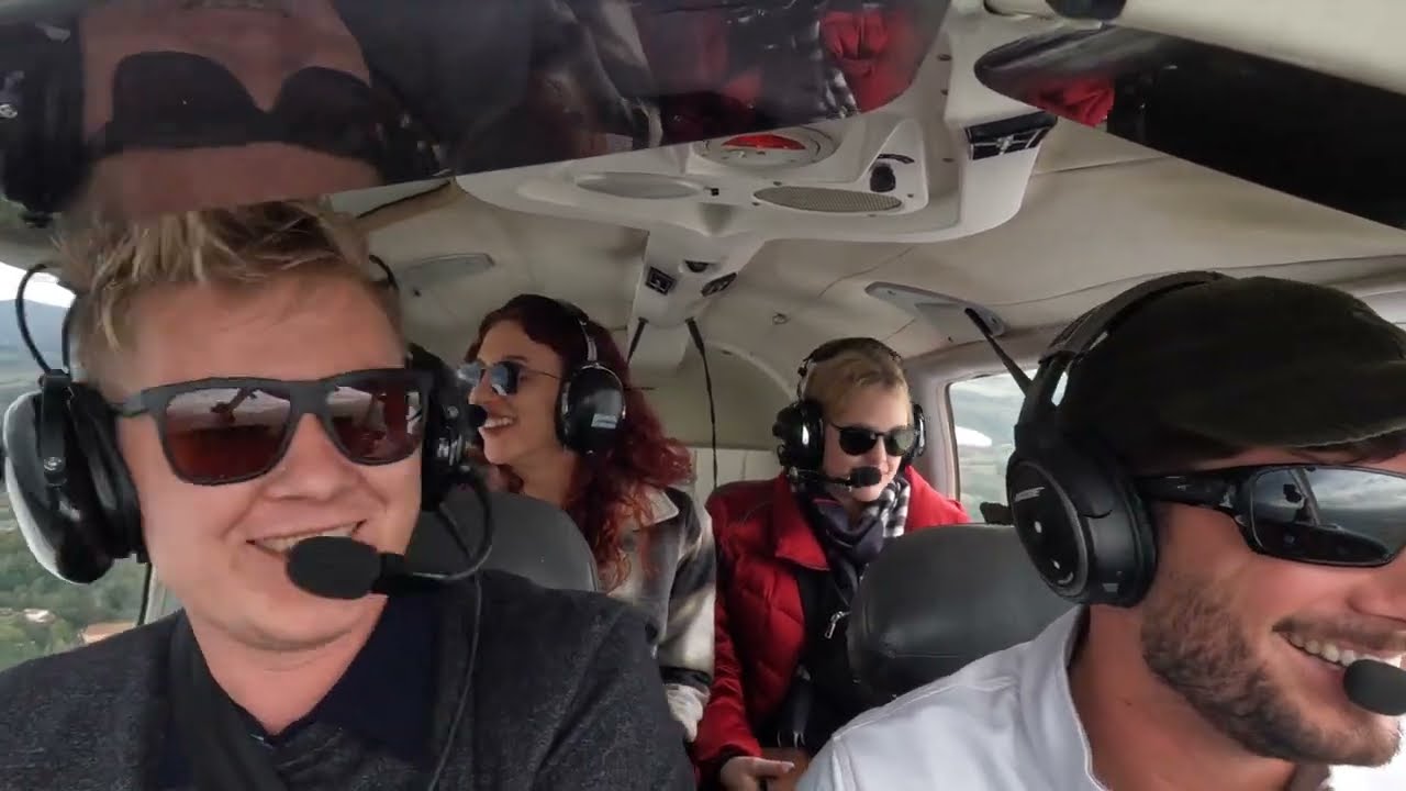 Un pilota Americano in Italia per la prima volta