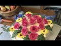 Floral Themed 100th Birthday Cake