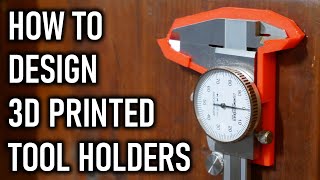 How To Design 3D PRINTED TOOL HOLDERS in Fusion 360
