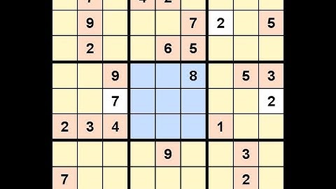 How to Solve Washington Times Sudoku Difficult April 6, 2021