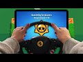 Beating brawl stars with a steering wheel