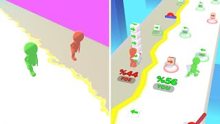Platform Scaler 😂🏃🏻‍♂️😎 All Levels Gameplay iOS - Grow Your Area screenshot 3