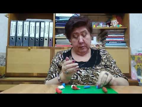 Зимний спорт лепка из пластилина