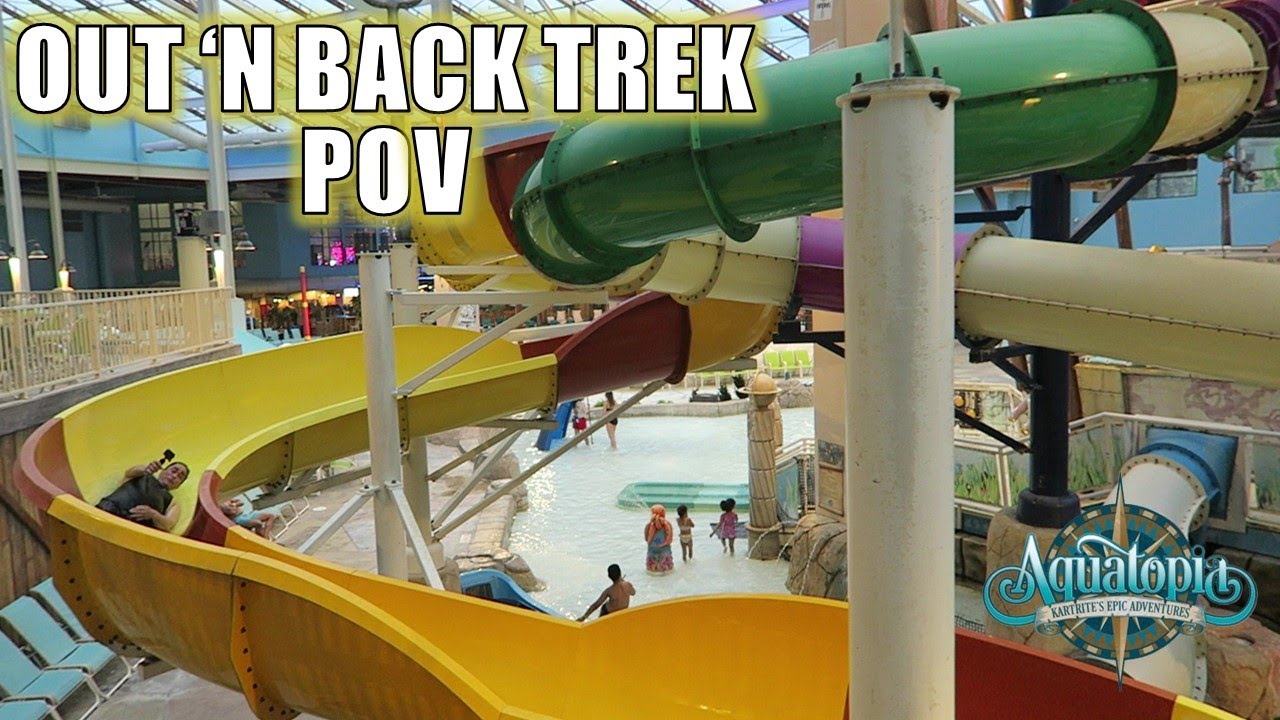 Out 'N Back Trek POV (4K 60FPS), Aquatopia Body Slide | Non-Copyright