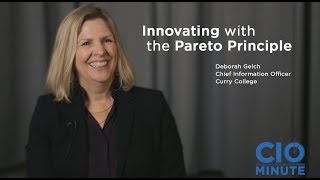 The CIO Minute: Innovating with the Pareto Principle