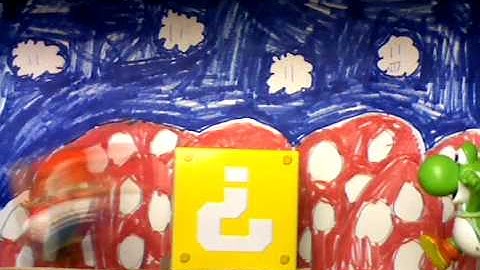 Mario finds a question-mark box.