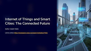 The Concept of Internet of Things and the Concept of Smart Cities – How Are They Linked
