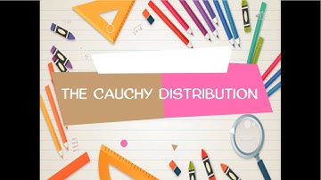 THE CAUCHY DISTRIBUTION
