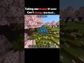 taking one bucket of water can't change sea level... #shorts #minecraft #subscribe