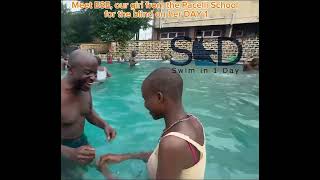 In less than 1 hour Swim in 1 Day gets the Blind/ Visually Impaired to Swim