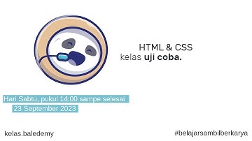 SIBUATWEBSITE #1 - Personal Portfolio Website dengan HTML dan CSS