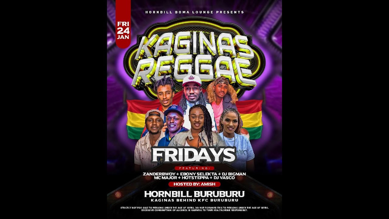 Reggae , Roots And Culture Sessions Kaginas reggae Fridays thumbnail